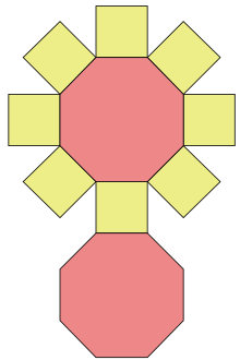 Octagonal prism net.svg
