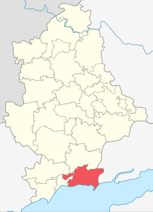 Новоазовский район Новоазовский муниципальный округ на карте