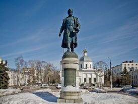 Памятник Афанасию Никитину в Твери