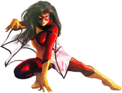 Женщина-паук на варианте обложки комикса Spider-Woman vol. 7 #5 (Октябрь 2020) Художник — Алекс Росс.