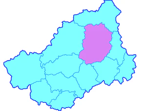 Бежецкий уезд на карте