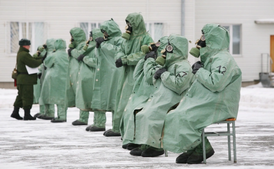 Военнослужащие войск радиационной, химической и биологической защиты ВС РФ