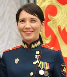 Людмила Болилая во время награждения в Кремле, 22 мая 2025 года