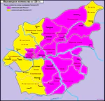 Раздел Мазовецкого княжества между детьми Земовита III