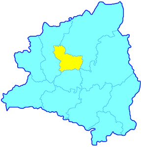 Вятский уезд на карте