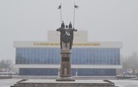 Памятник Карасай и Агынтай батырам