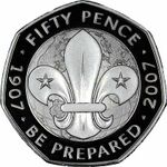 2006 Scout Movement Commemorative 50p coin