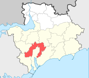 Мелитопольский район на карте