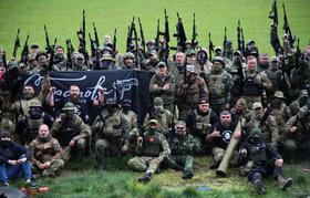 Бойцы добровольческого подразделения «Эспаньола»