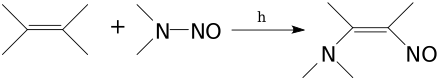 Фотохимическое нитрозирование алкенов N-нитрозаминами.svg