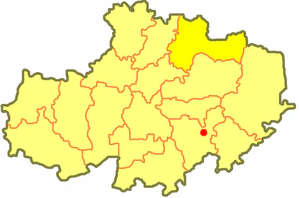 район Биржан сал на карте