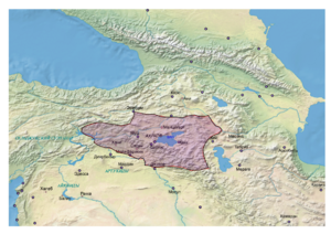 Государство Ахлатшахов (Шахи-Арменов) в начале XIII века.