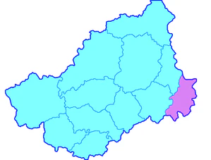 Калязинский уезд на карте