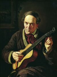 Картина Маковского «Портрет отца — Е. И. Маковского (с гитарой)».jpg