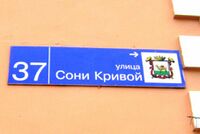 Домовой указатель на Кривой. 2010&nbsp;год