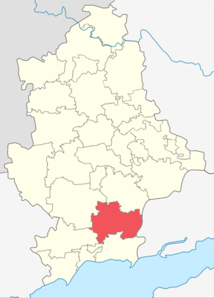 Тельмановский на карте