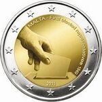 €2&nbsp;— Мальта 2011