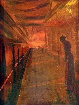 Иллюстрация к стихотворению Владимира Китаева, конец XX века