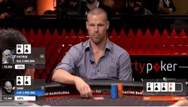 Покер фейс Патрика Антониуса, профессионального игрока в покер